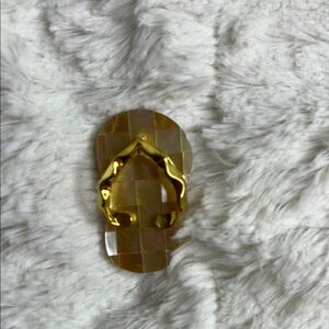 Elegant Gold and Cream Women's Jewelry Piece